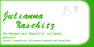 julianna naschitz business card